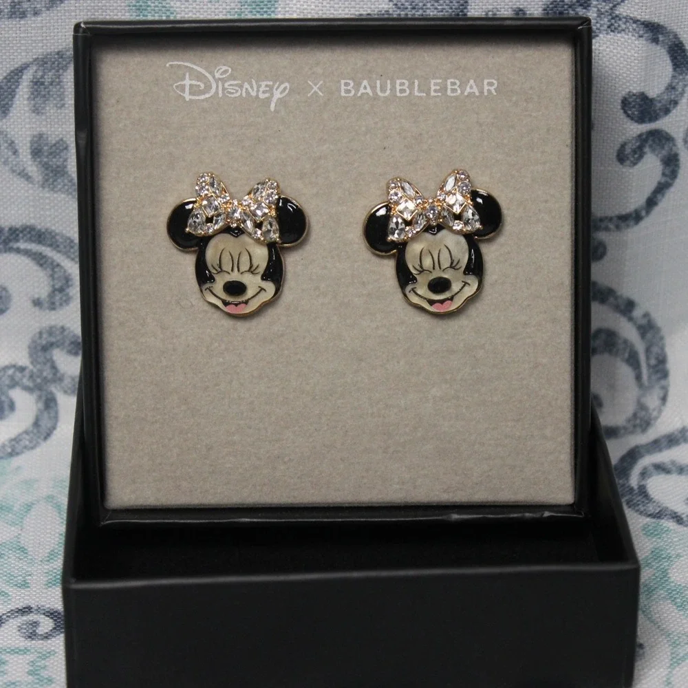 Disney X Baublebar Minnie Mouse Earrings - Picture 1 of 3
